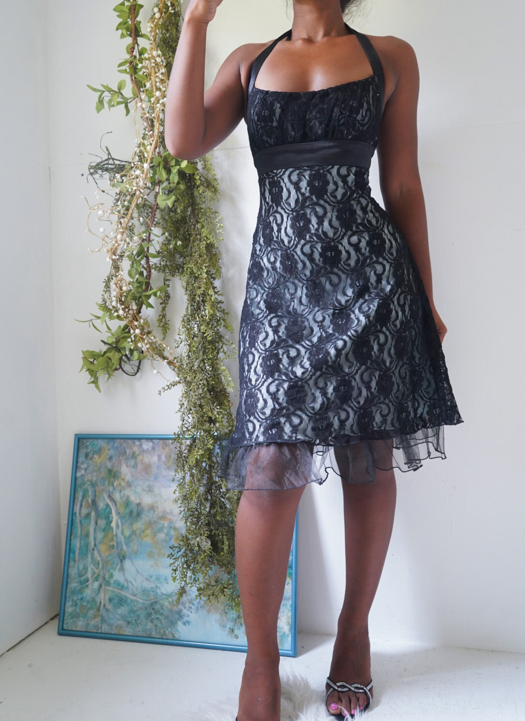 milkmaid halter dress Y2K Layered Lace – Masha&Jlynn and special celebrations