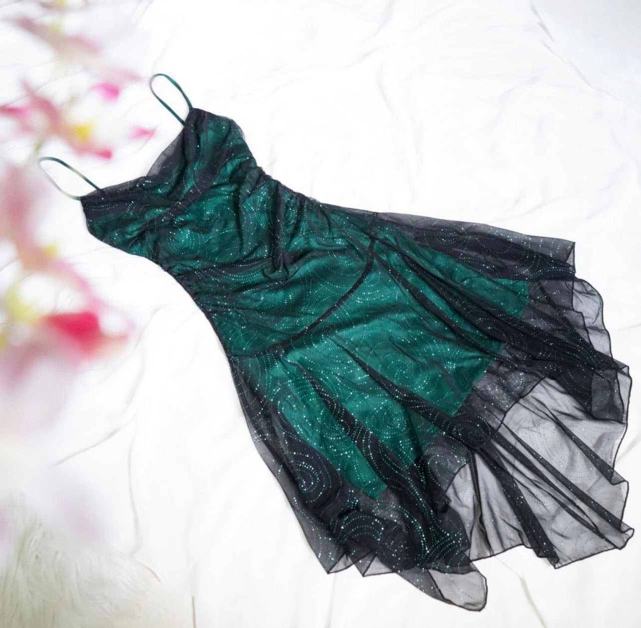 Whimsigoth Glitter Fairy Dress