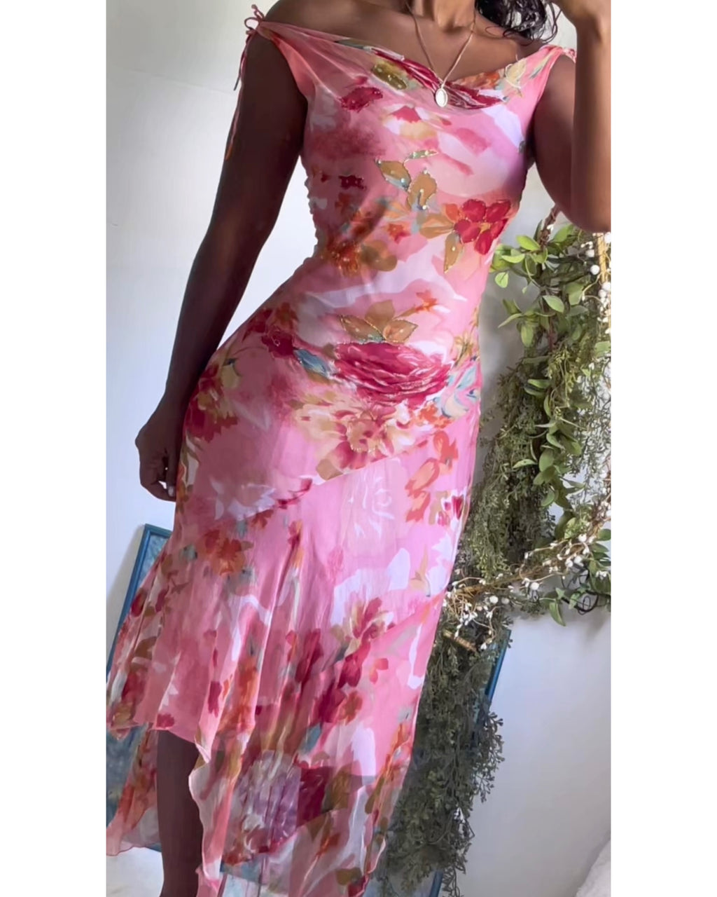 Y2K Rose Derhy Fairy Dress
