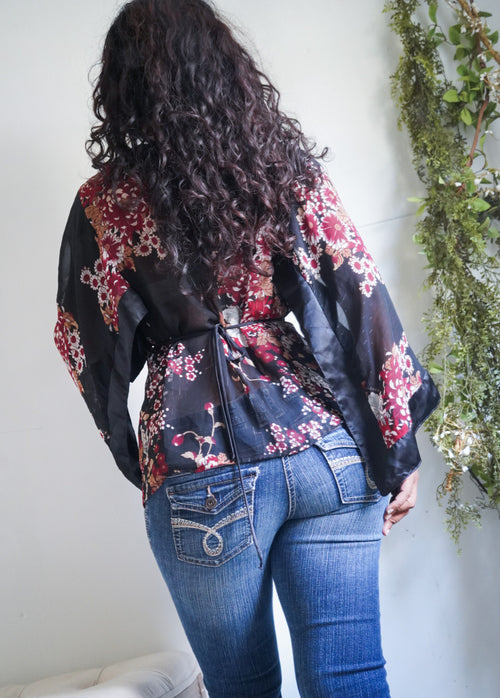 Y2K Kimono Inspired Top