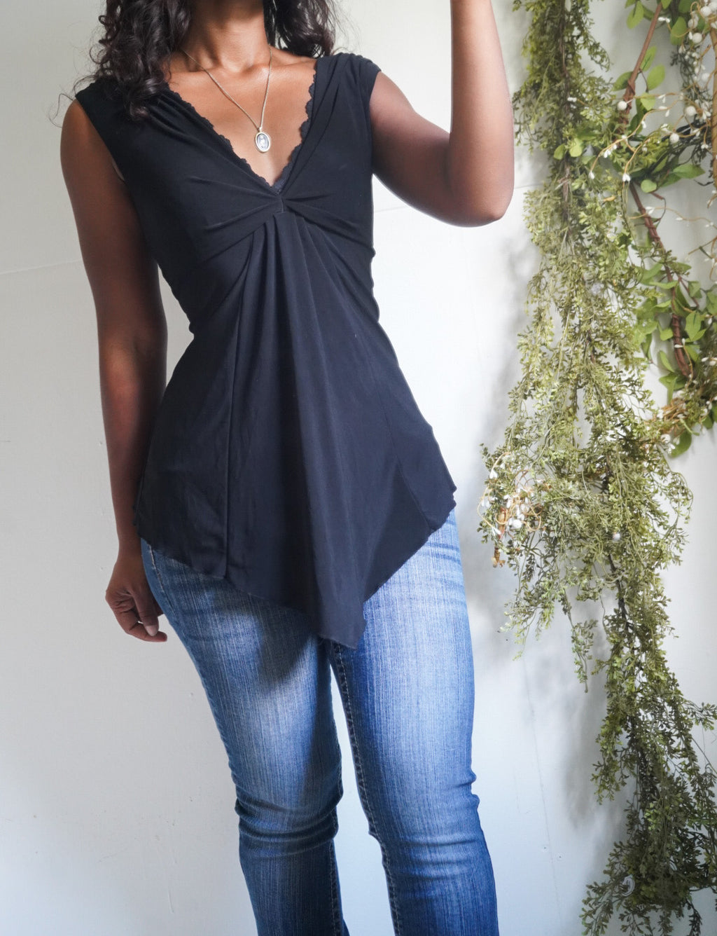 Fairy Hem Elevated Basic Y2K Top