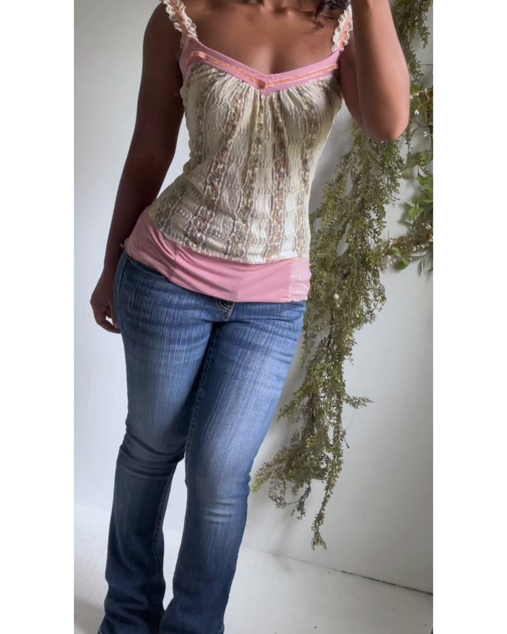 Y2K Lace Coquette Top