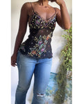 Rare Vintage Beaded Aftershock Cami