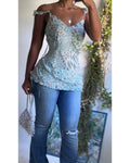 Rare Y2k Silk Animal Print Fairy Cami