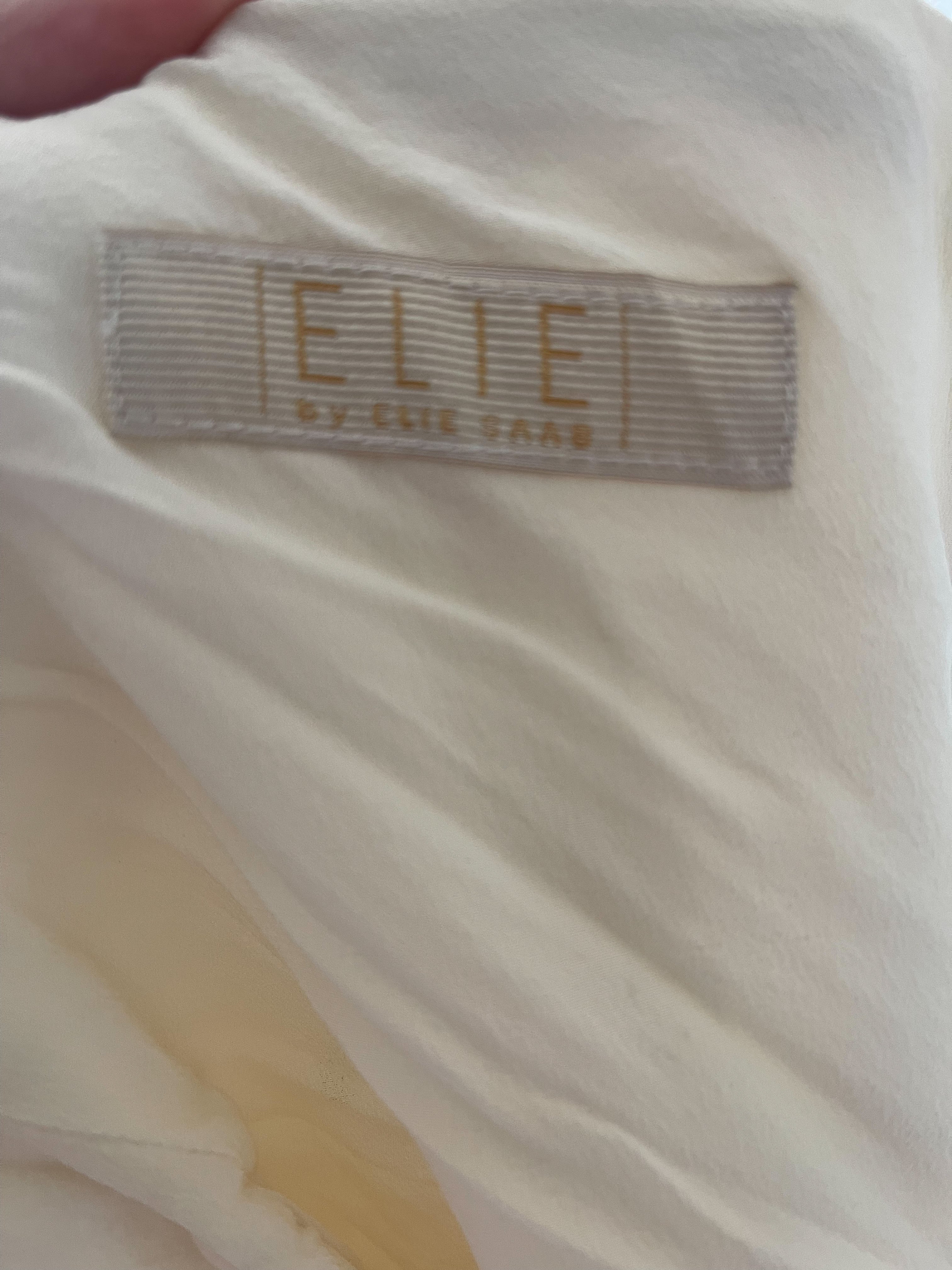 Y2k Elie Saab Silk Wedding Gown