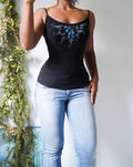 Y2K Floral Bead Detail Cami