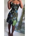 Y2K Reworked Handmade Butterfly Fairy Mini Dress