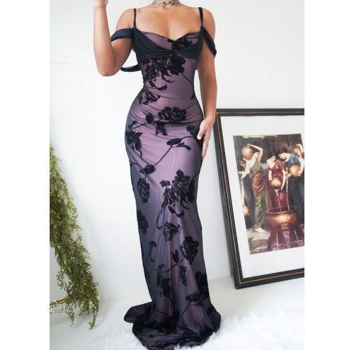 Sweetheart Draped Gown (Made to Order)