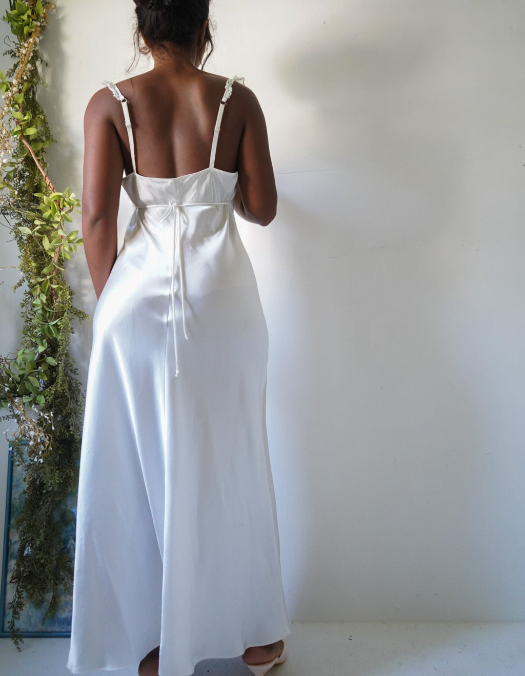 Vintage Satin Long Slip