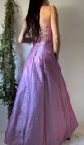 vintage iridescent gown.￼