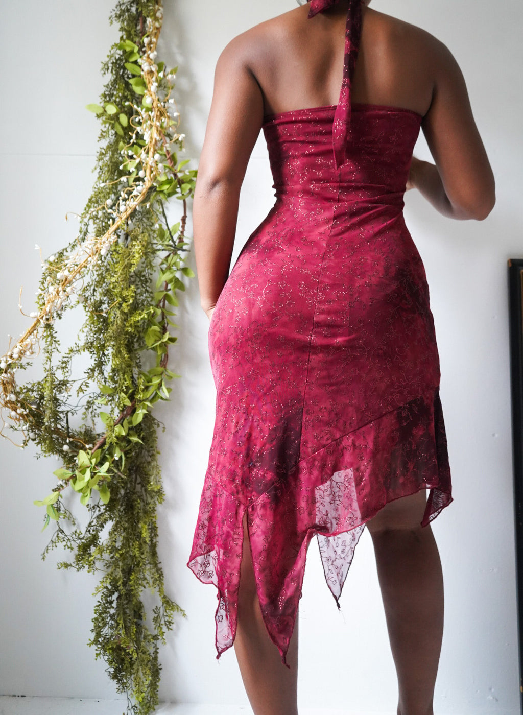 Tie Dye Halter Glitter Fairy Dress