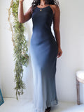Y2K Ombre Silk Gown