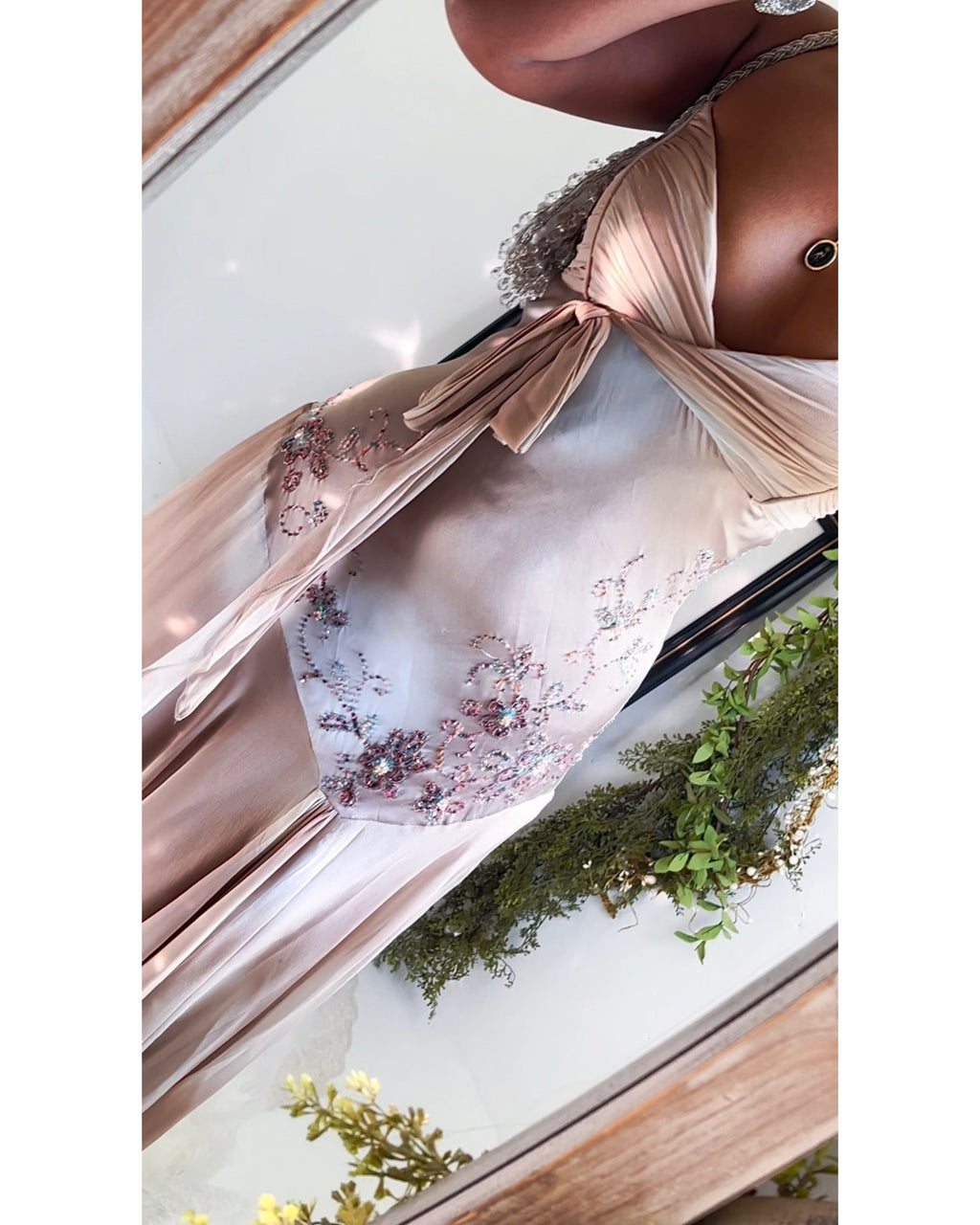 Rare Silk Beaded Fairy Dress