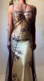 Rare Vintage Layered Beaded Gown (XS)