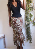 Y2K Boho Fairy Hem Skirt