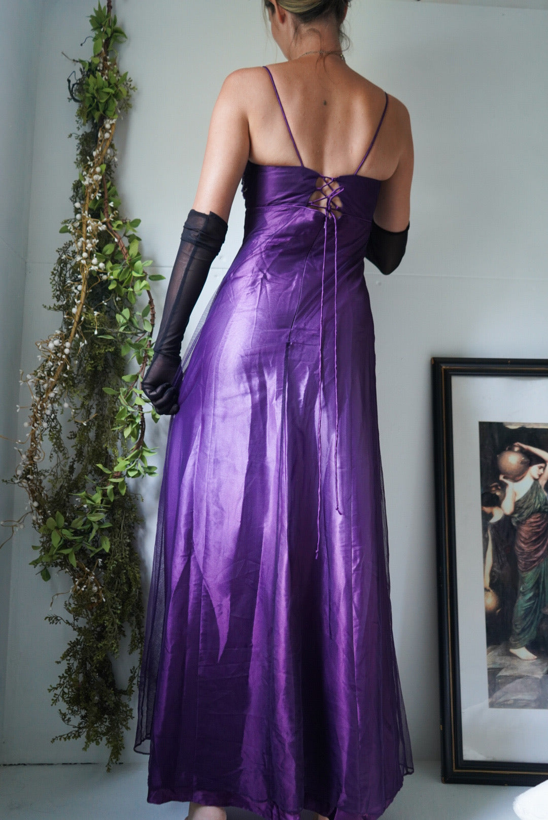 Split Front Beaded Fairy Gown