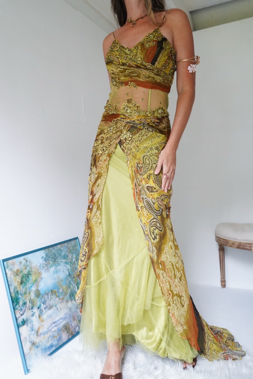 Rare Y2K Fairy 2 Piece Gown