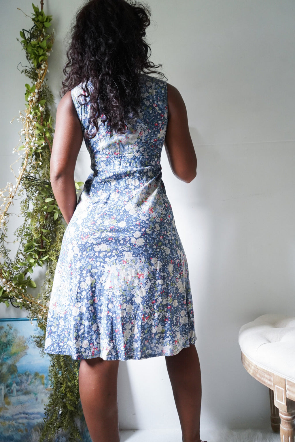 Y2K Cotton Tiny Floral Sundress