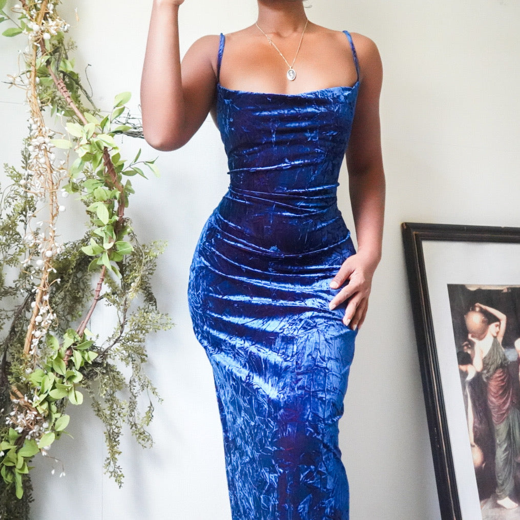 Rare 90’s Iridescent Velvet Gown