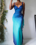 Y2K Gradient Sparkle Fairy Gown