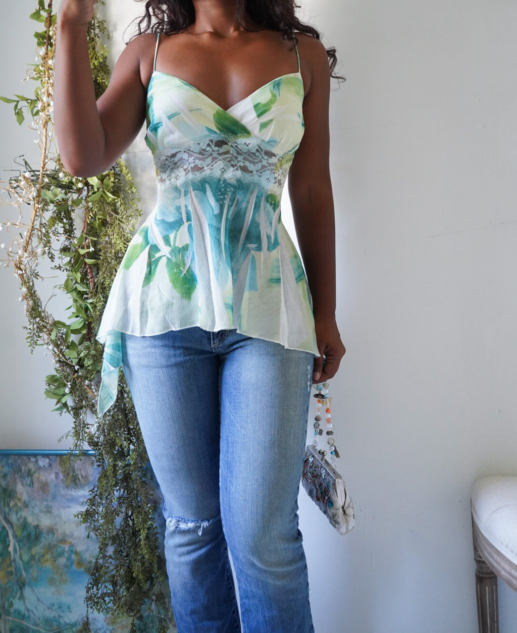 Y2K Lace Detail Fairy Babydoll Cami