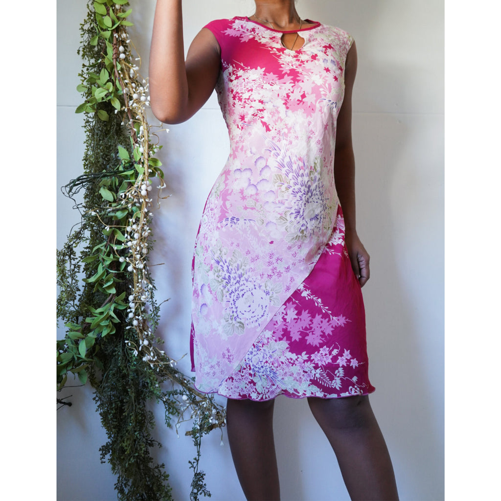 Chinoiserie Keyhole Dress