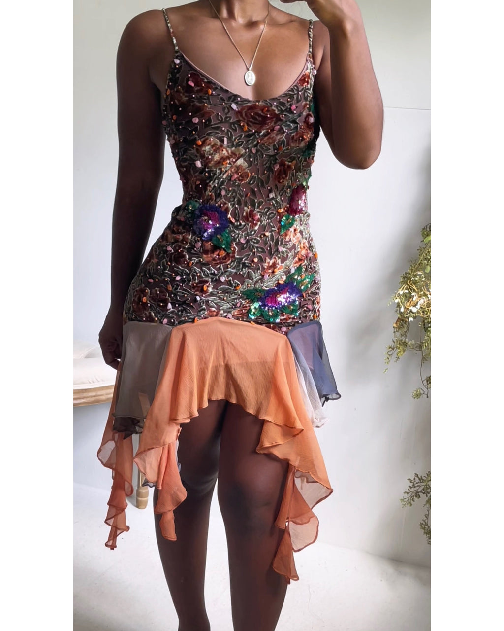 Y2K Reworked Handmade Fairy Mini Dress