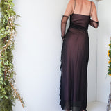 Vintage layered gown