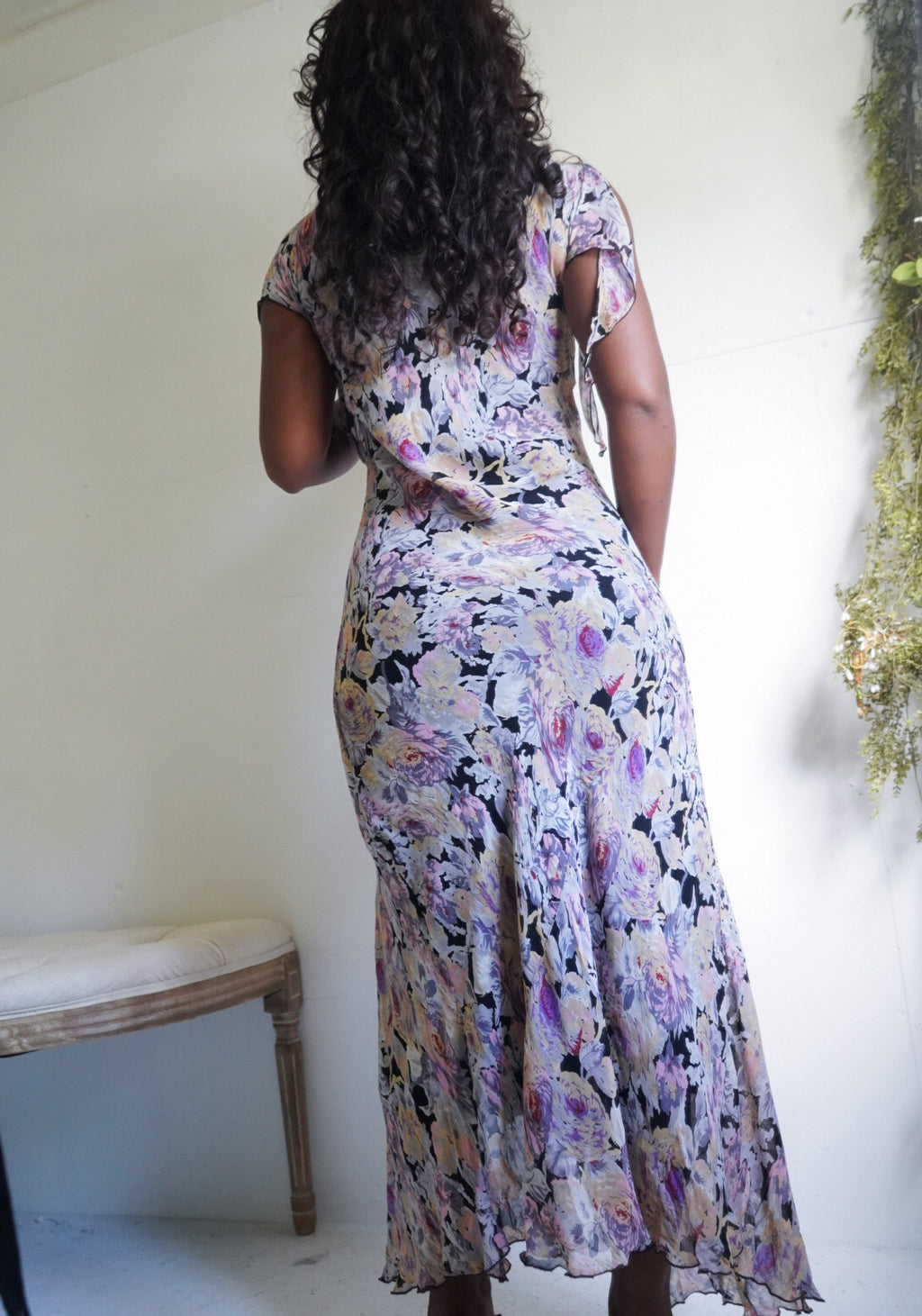 Rare Y2K Beaded Garden Fairy Dress