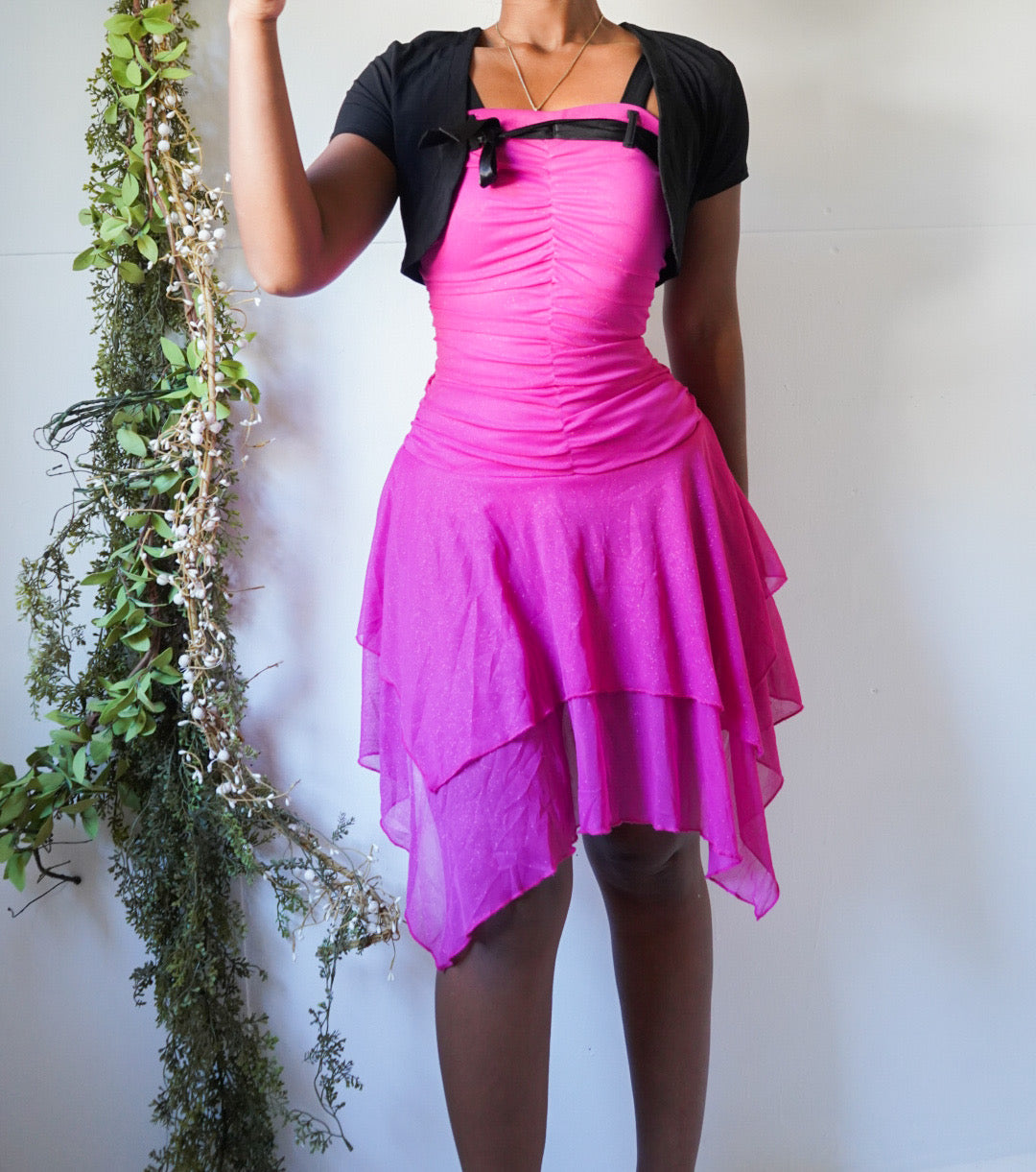 Magenta Fairy Y2K Dress