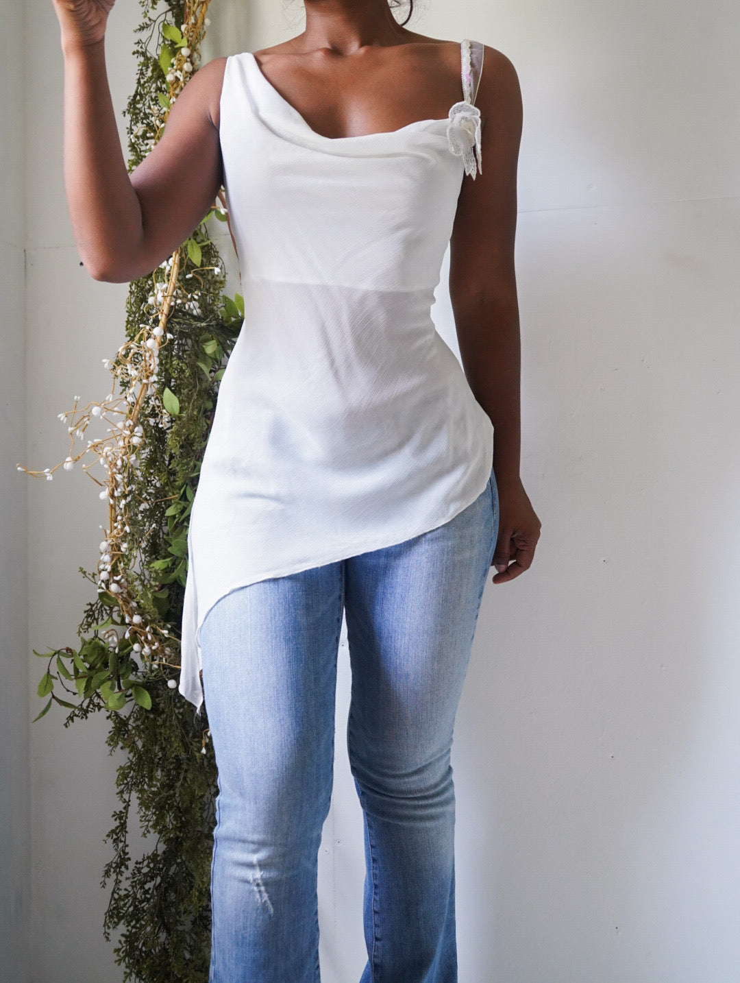 Rare Vintage Y2K Asymmetric Fairy Top