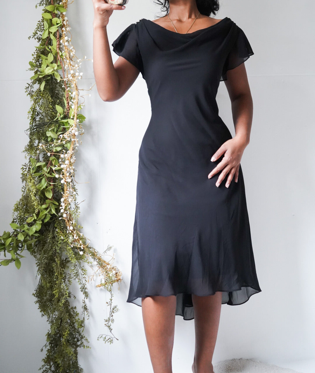 Y2K Black Cocktail Dress