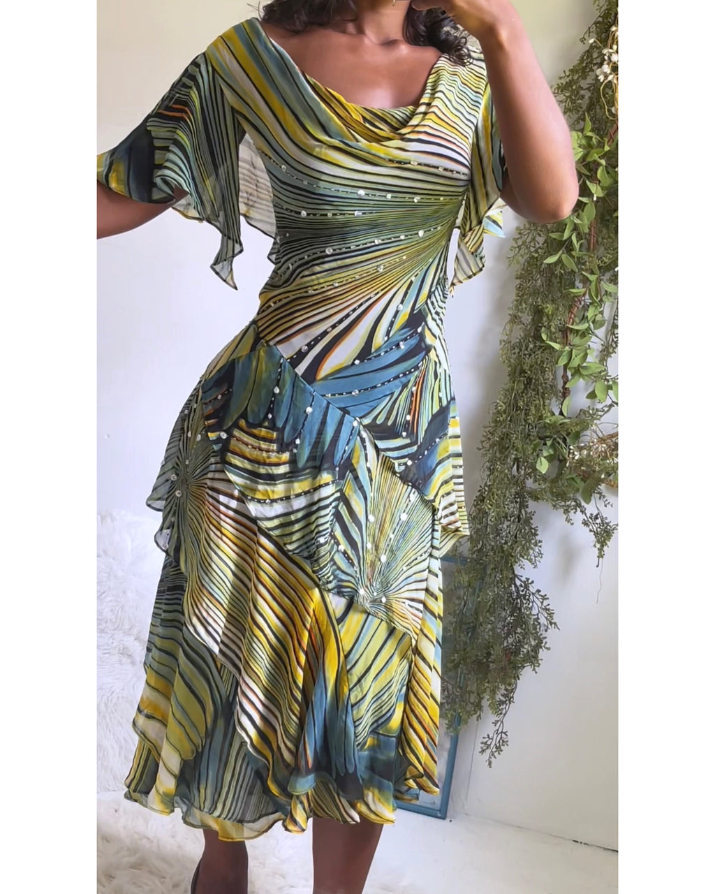 Rare Y2K Butterfly Wing Fairy Dress