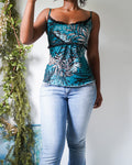 Y2K Ruffle Trim Babydoll Top