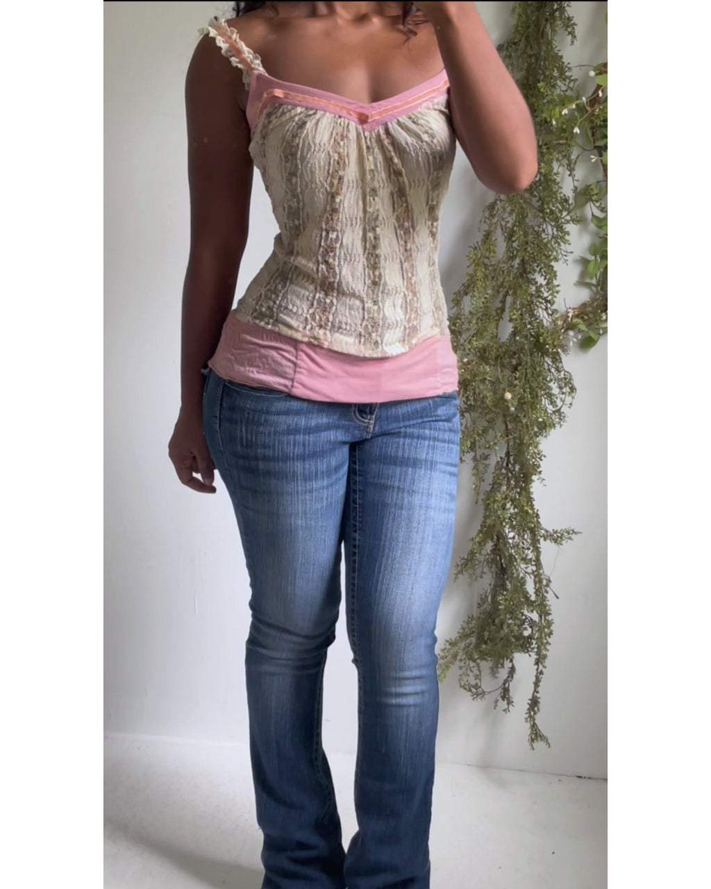 Y2K Lace Coquette Top