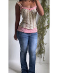 Y2K Lace Coquette Top