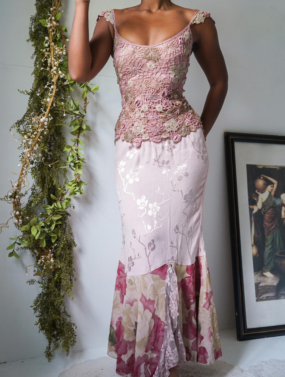 Baby Pink Fairy Maxi Skirt