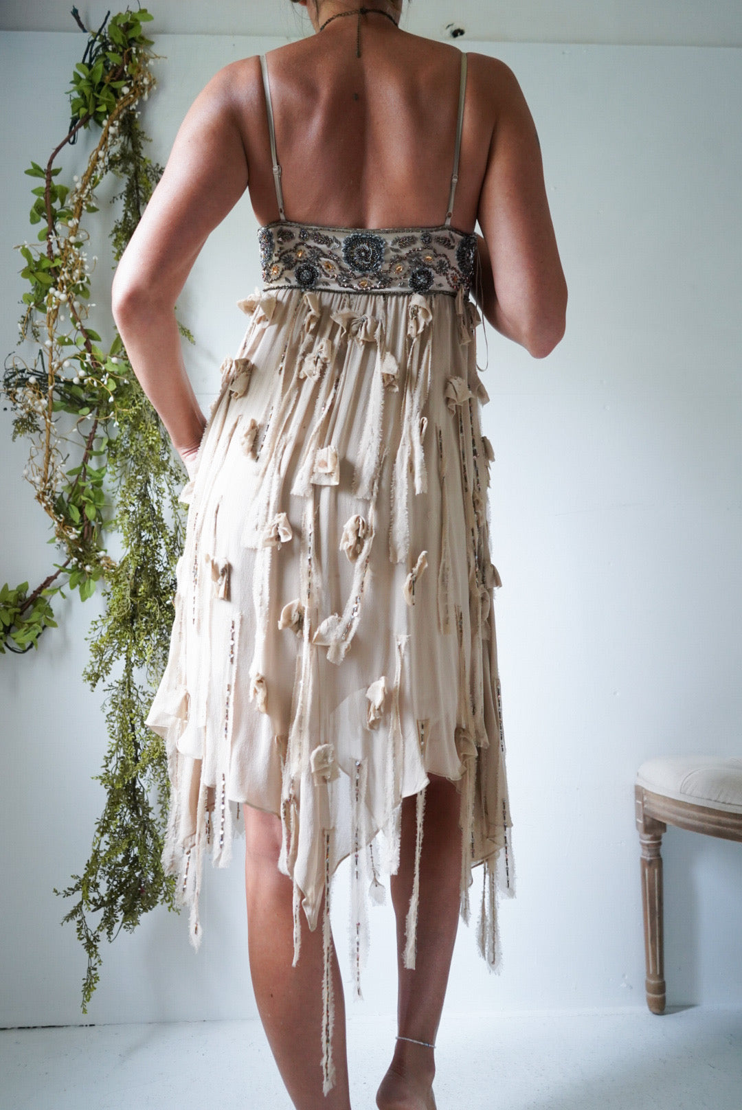 Vintage Sue Wong Subversive Fairy Babydoll Mini Dress