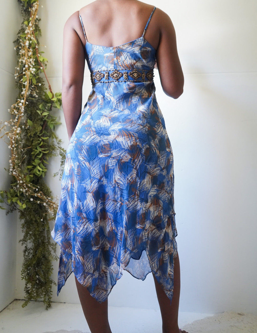 Vintage Y2K Boho Fairy Silk Sundress