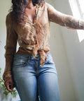 Y2K Paisley Silk Ralph Lauren Button Down Shirt