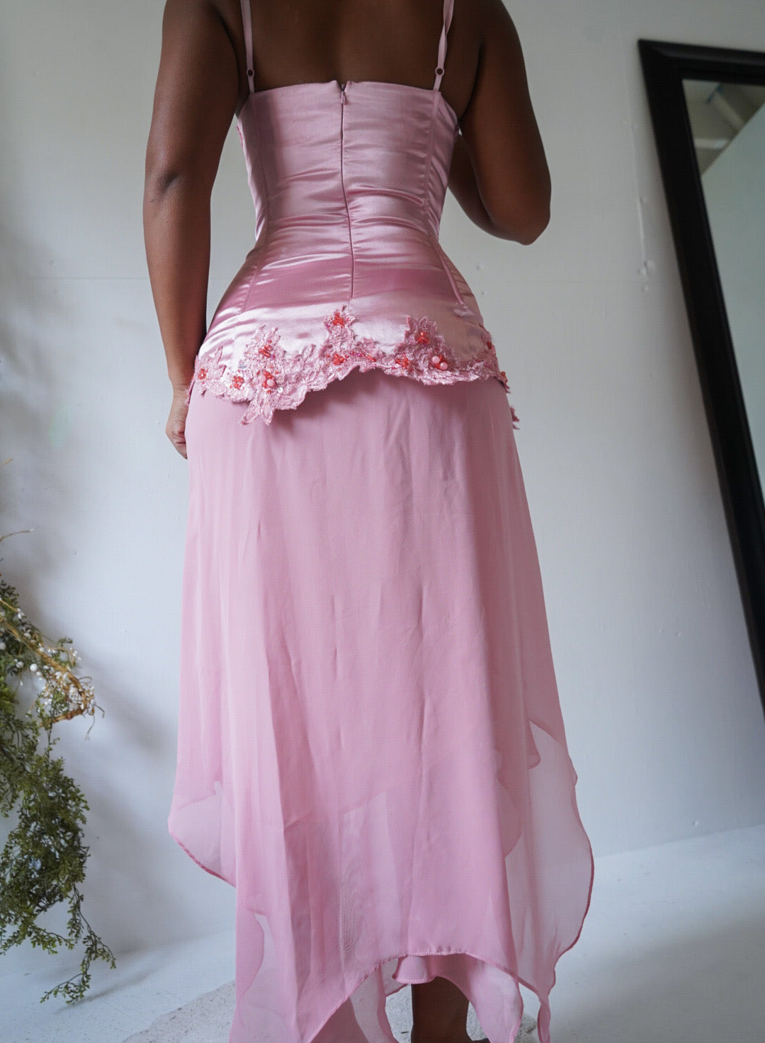 Fairy Mauve Pink Corset Dress