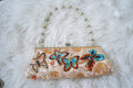 Rare Vintage Y2K Champagne Butterfly Purse