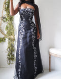 Rare Y2K Black Beaded Gown