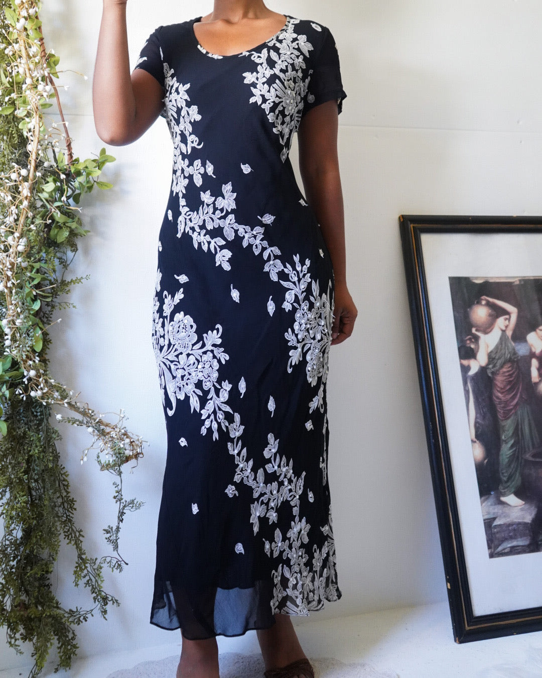 Vintage Y2K Floral Staple Maxi Dress Vintage Y2K Floral Staple Maxi Dress