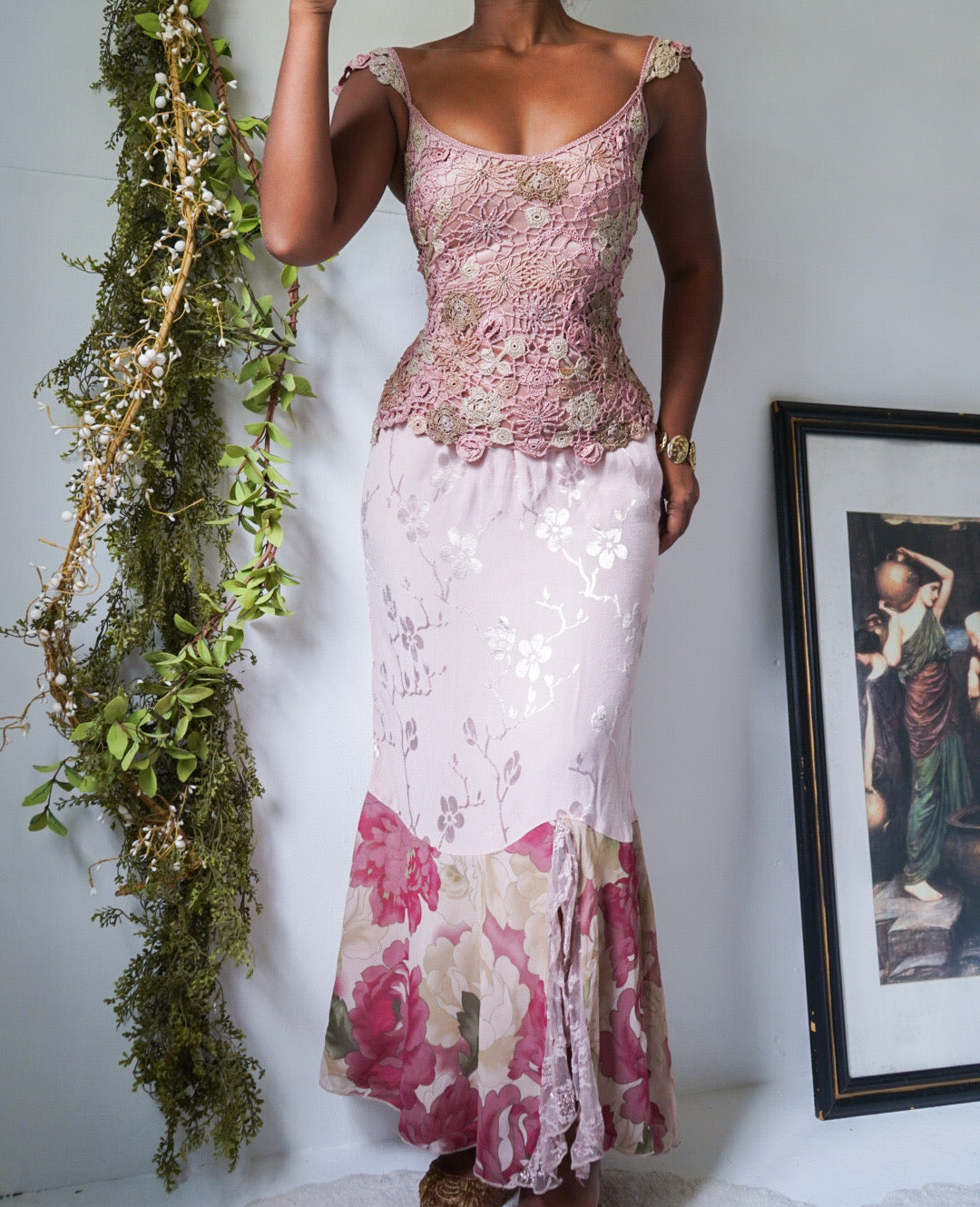 Baby Pink Fairy Maxi Skirt