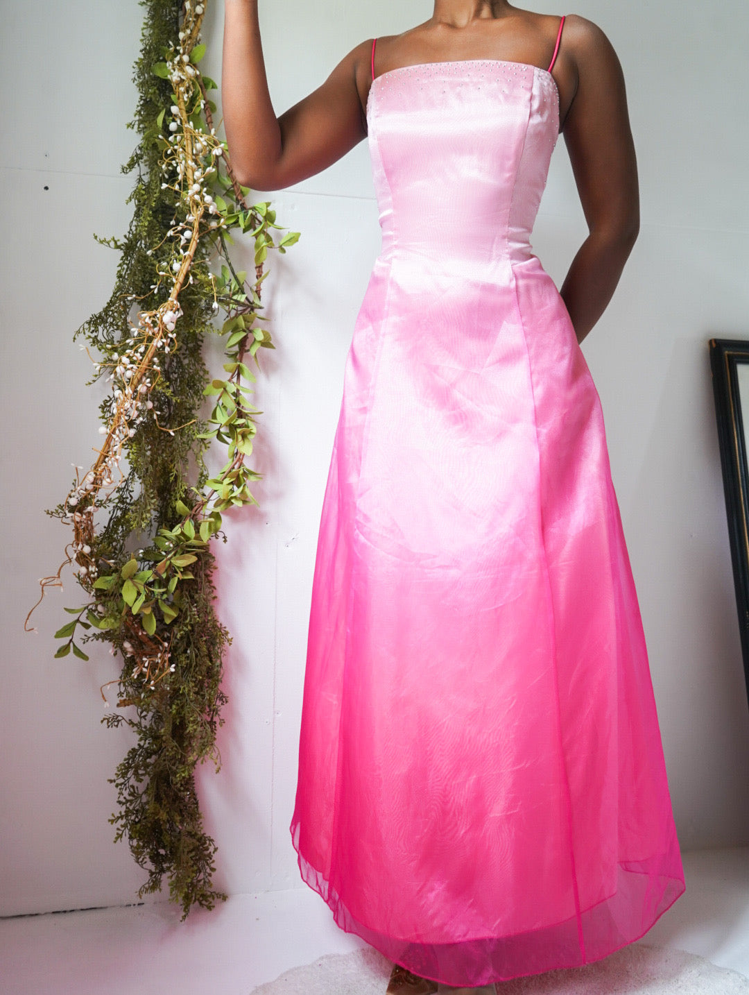 Ombre Pink Formal Dress