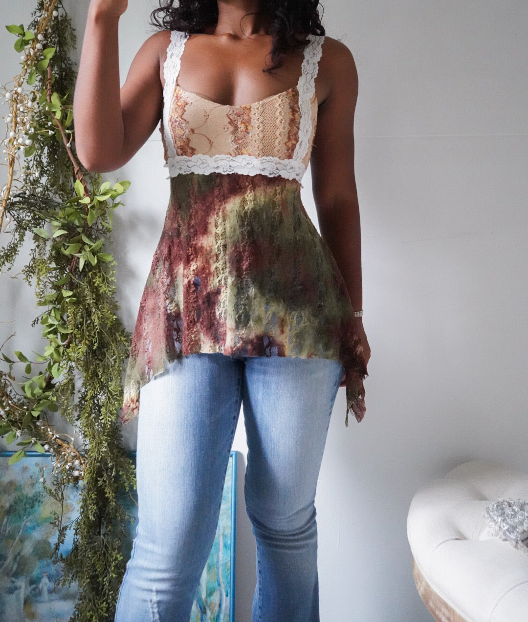 Handmade Boho Fairy Lace Top