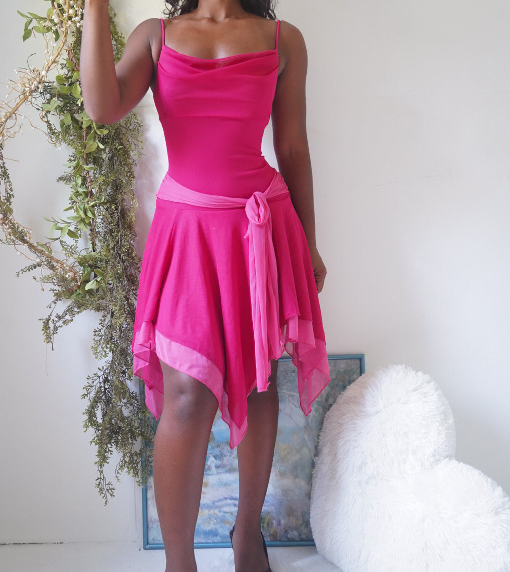 Y2K Barbie Pink Fairy Dress