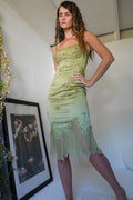 Rare Y2K Sage Green Mandalay Dress