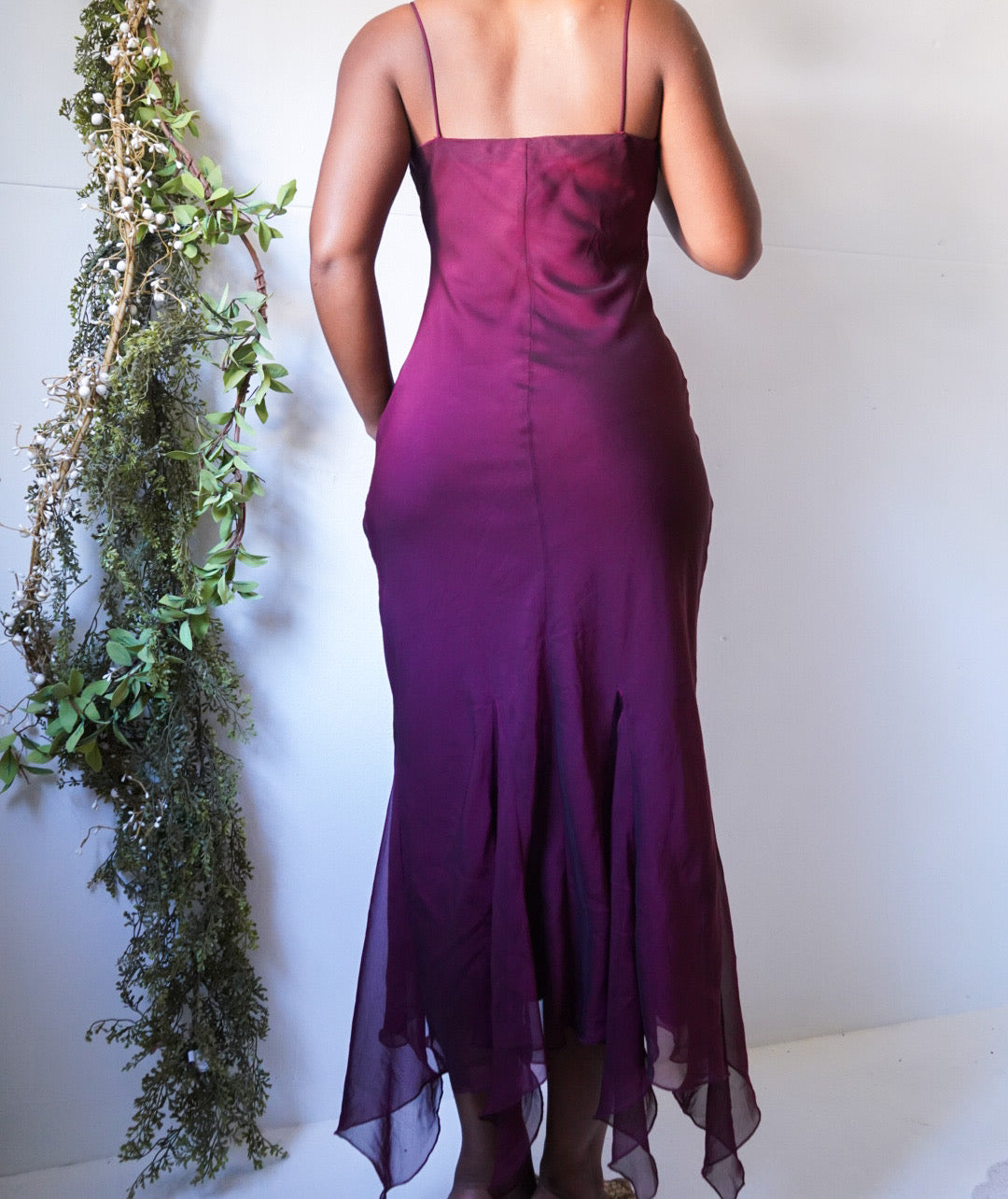 Iridescent Purple Fairy Slip Dress